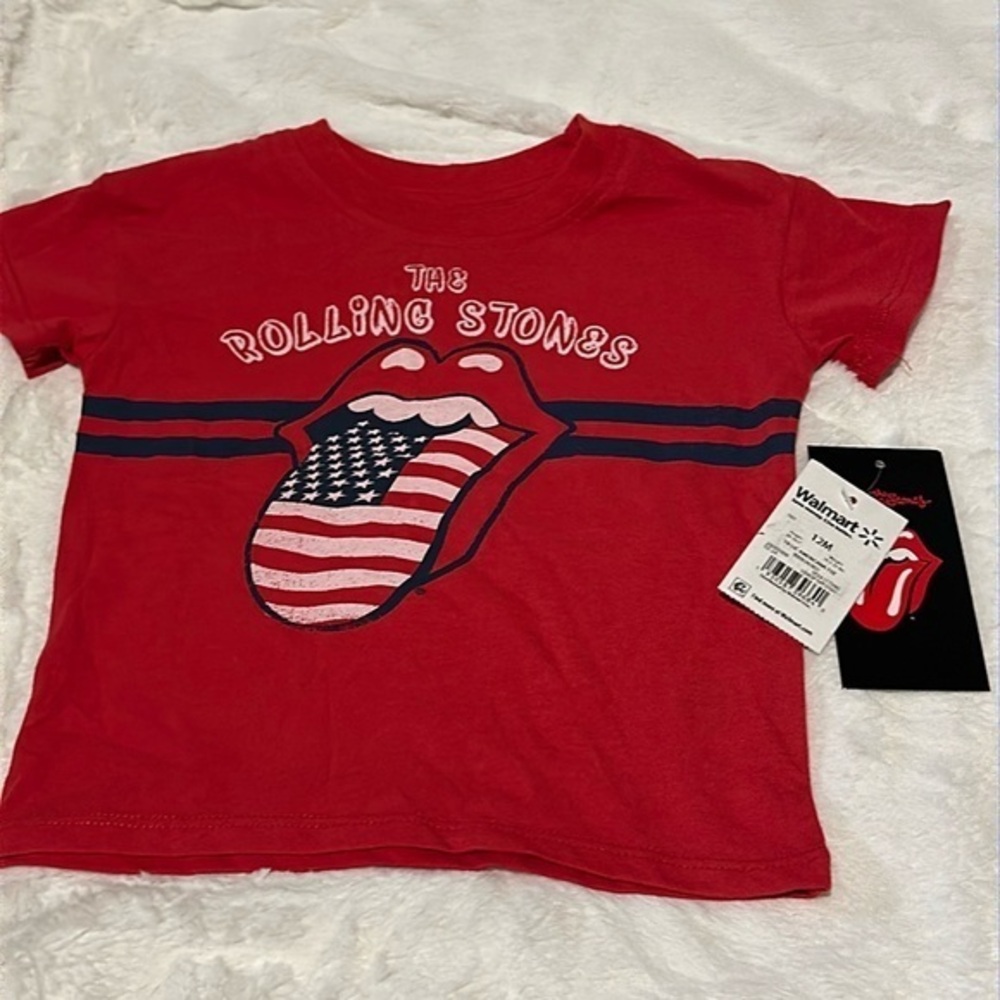The Rolling Stones Toddler Boys or Girls Americana Crewneck T-Shirt 12M
